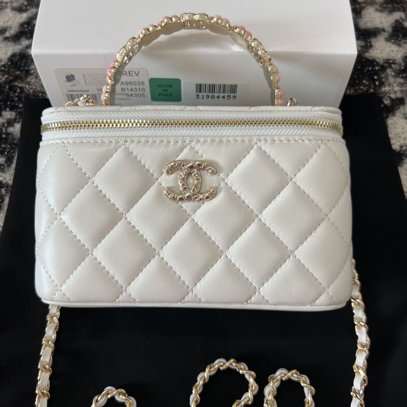 Ch*el cosmetic bags